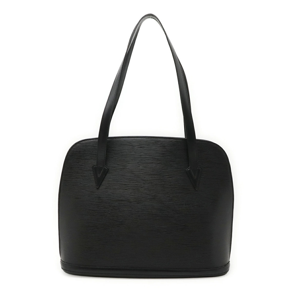 LOUIS VUITTON Epi Lussac Shoulder Bag Tote Leather Noir Black